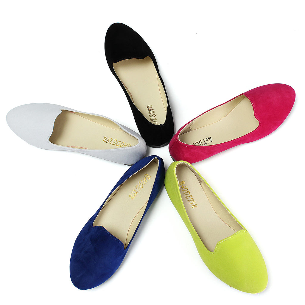 Ladies Flat Ballet Casual Shoe / Loafers