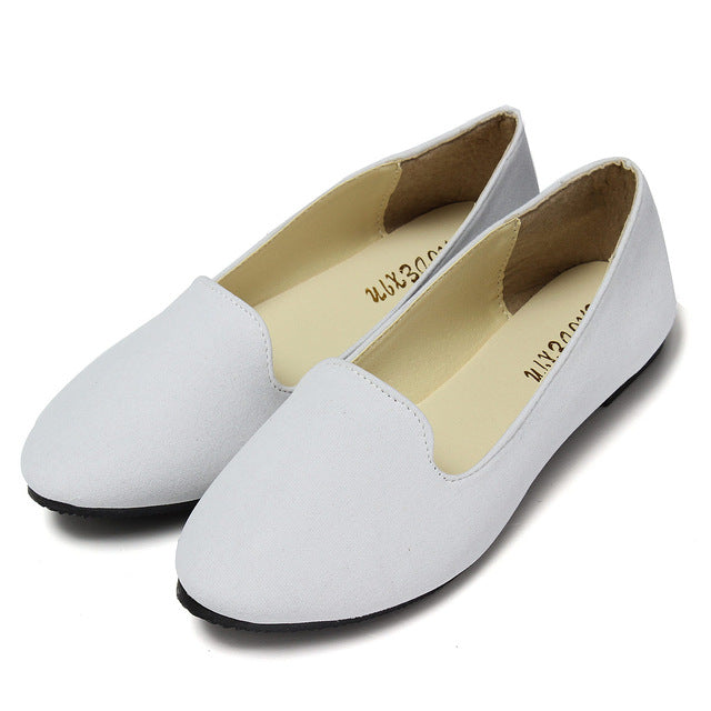 Ladies Flat Ballet Casual Shoe / Loafers