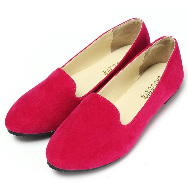 Ladies Flat Ballet Casual Shoe / Loafers