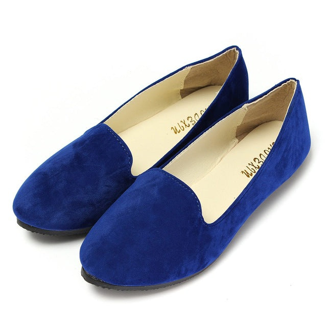 Ladies Flat Ballet Casual Shoe / Loafers
