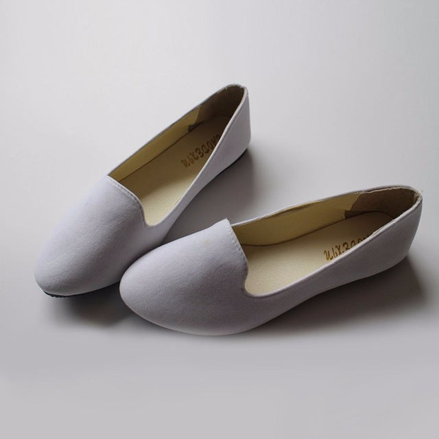 Ladies Flat Ballet Casual Shoe / Loafers