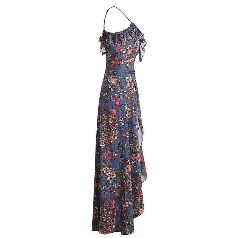 sexy long Boho Beach Vintage Dress