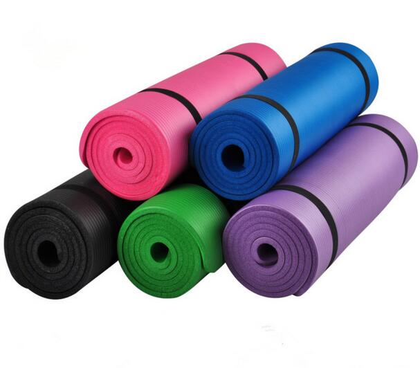 10mm Thick exercise Yoga Mat Pad Non-Slip