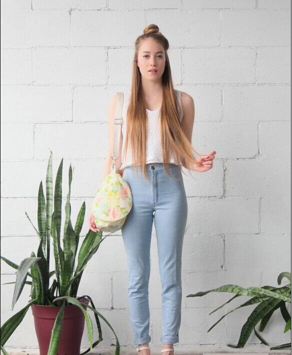 Women's High waist Pencil elastic legging Jeans