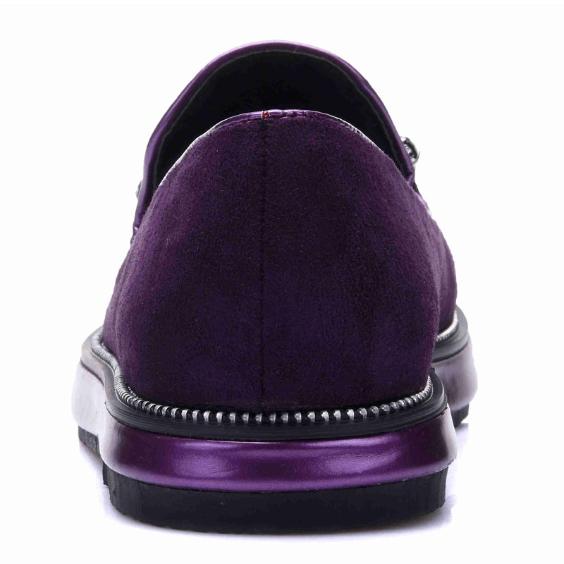 Fashionable Rhinestone Luxury Leather Nubuck Platform shoes