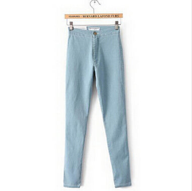 Women's High waist Pencil elastic legging Jeans