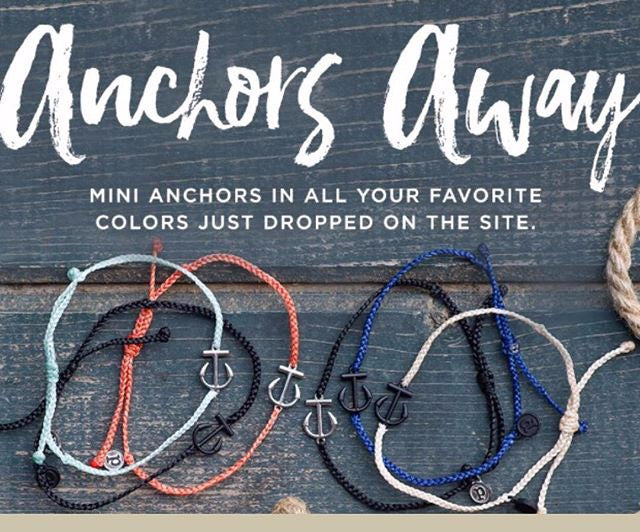 stylish boho handmade anchor weave bracelet