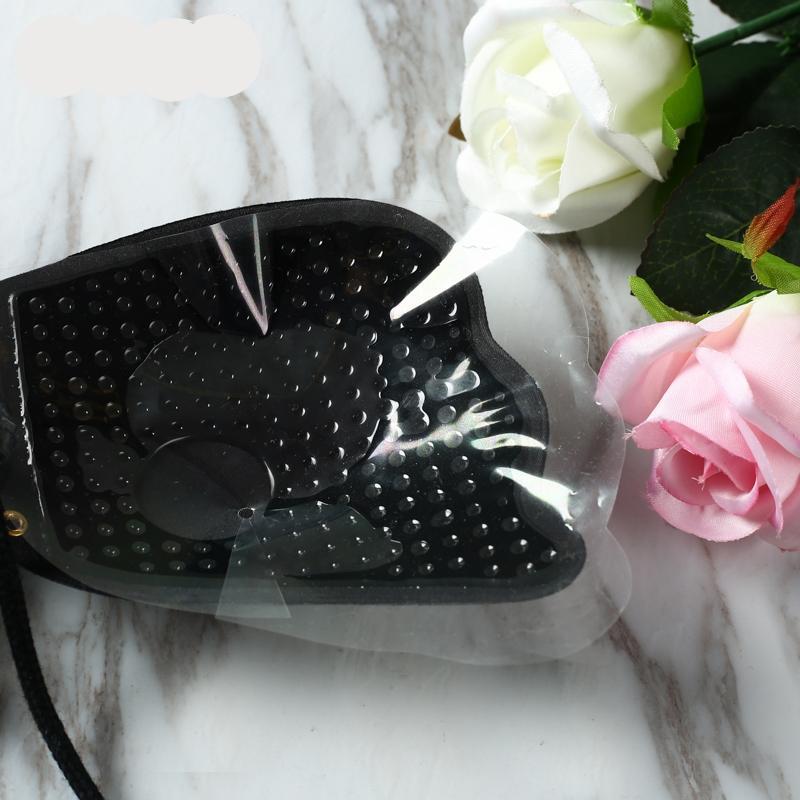 Lace up breast petals Spandex bare lift bra