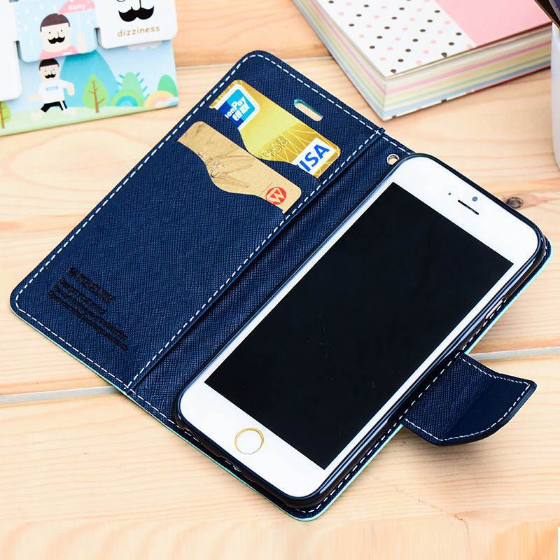 Magnetic Book Wallet Flip Case Cover Stand for all iPhones