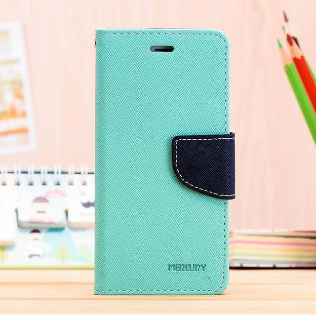 Magnetic Book Wallet Flip Case Cover Stand for all iPhones