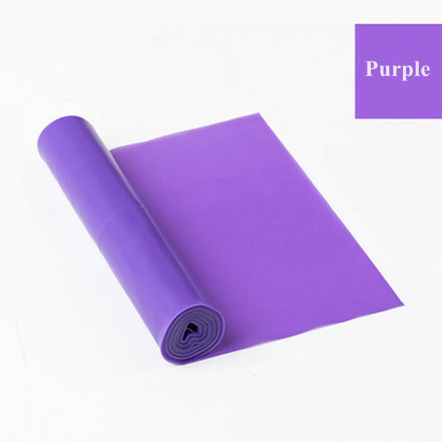 1.5m Resistance Bands Yoga Natural latex Bands Strength Training