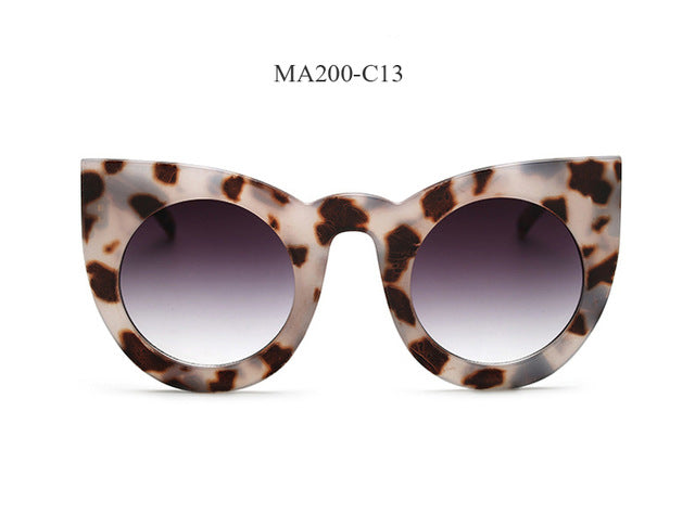 Vintage Round Luxury Cat Eye Sunglasses