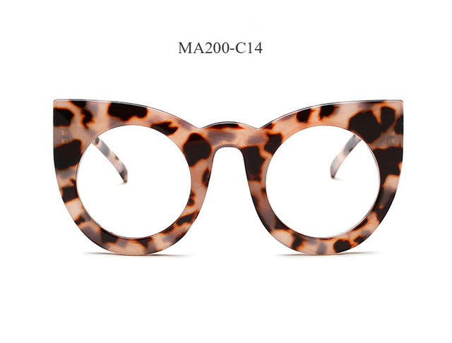 Vintage Round Luxury Cat Eye Sunglasses