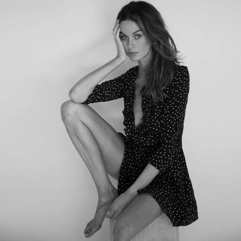 Bohemian beach sexy Ruffle chiffon dress