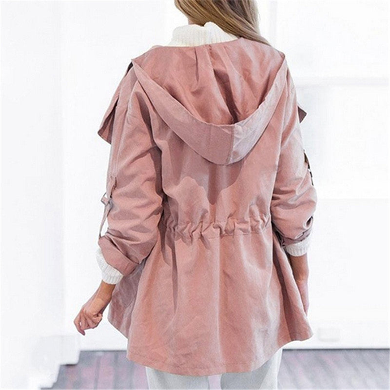 Casual Hooded Windbreaker OverCoat