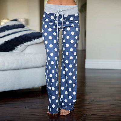 Womens Cozy Print Floral Sweatpants