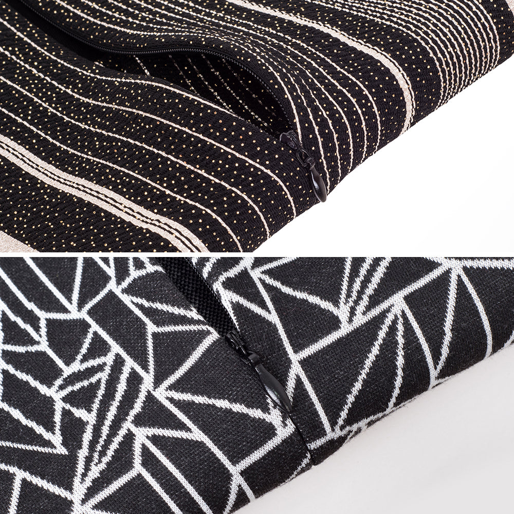 Vintage Office Striped Sexy V-Neck Bodycon Dress