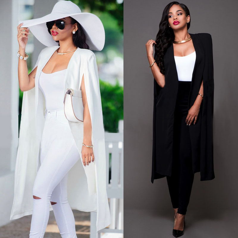 Autumn Cape Lapel Double Breasted Blazer