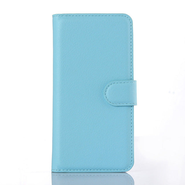 Leather Wallet Case book For iphones all colors