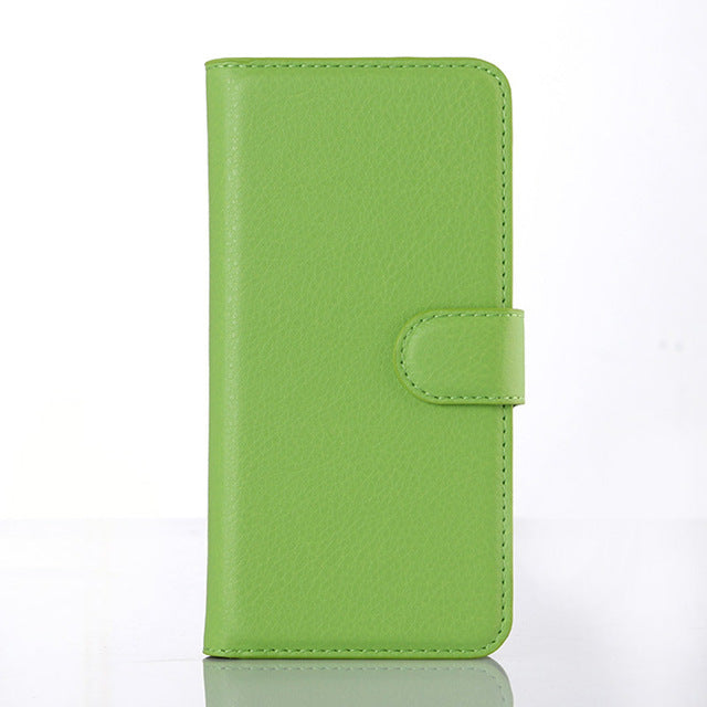 Leather Wallet Case book For iphones all colors