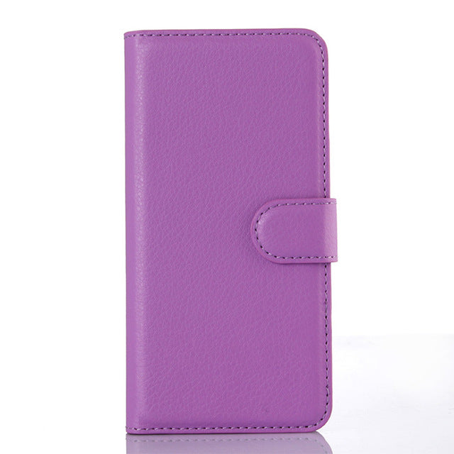 Leather Wallet Case book For iphones all colors