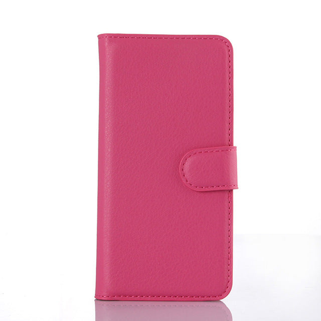 Leather Wallet Case book For iphones all colors