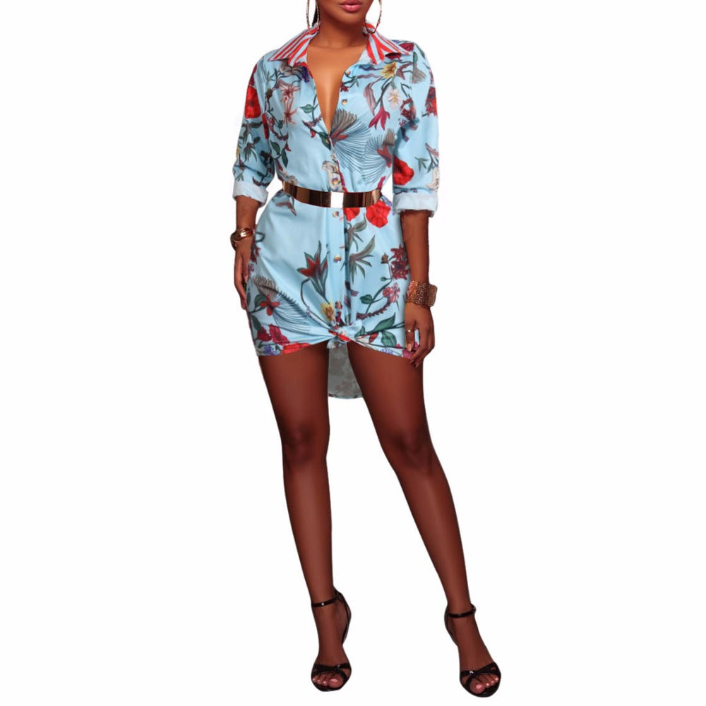 Sexy Boho Chic Tunic Party Casual Vintage Dress