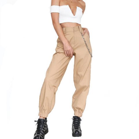 Cropped Cotton Elastic Casual Lady Capri Trousers M - 6XL