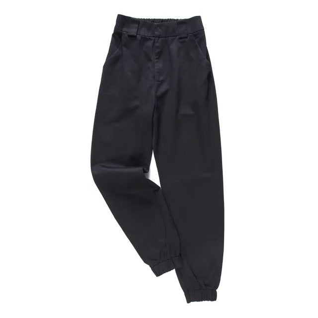 High waist casual Army military cargo pants