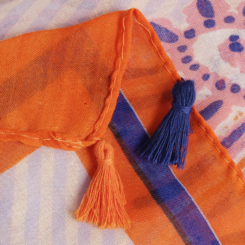 Long Cardigan reddish / orange Swim Cover Up