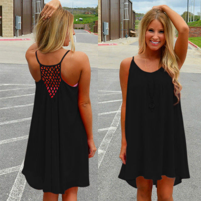 Chiffon Summer beach dress / Plus size also