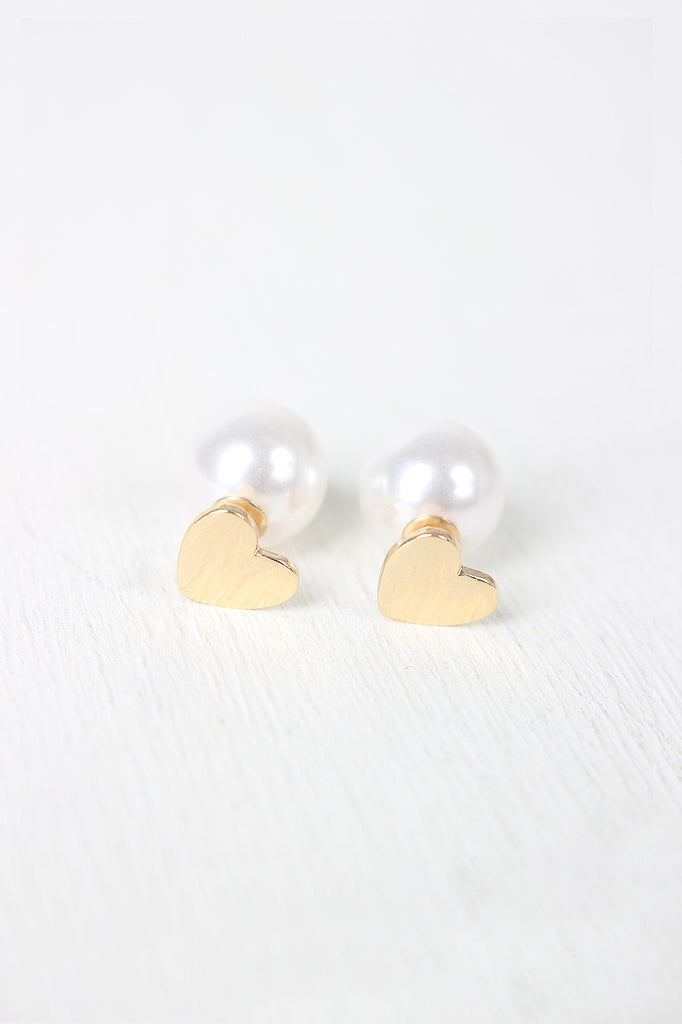 Pearl Double Sided Earring Set