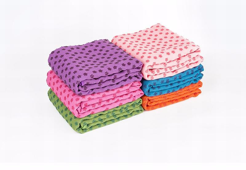 183 * 63cm Non Slip Yoga Mat Cover Towel  Anti Skid Microfiber