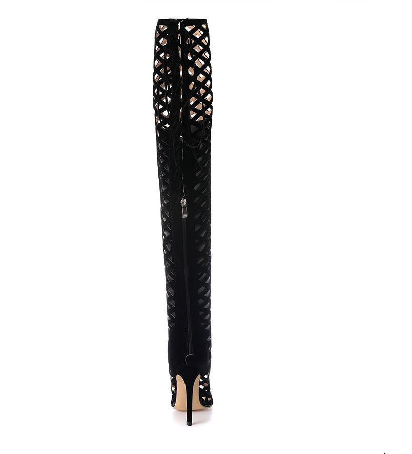 Sexy Gladiator Fetish over the knee thigh high boots