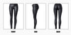 Sexy Women Faux Leather Bodycon Black Stretch  Zipper Pants