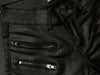 Sexy Women Faux Leather Bodycon Black Stretch  Zipper Pants