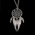 women's retro Bohemia dreamcatcher pendant chain necklace