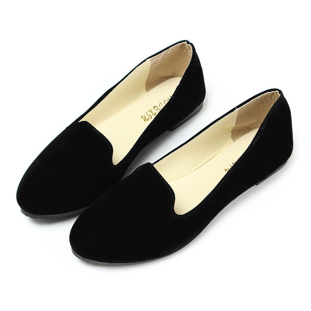 Ladies Flat Ballet Casual Shoe / Loafers