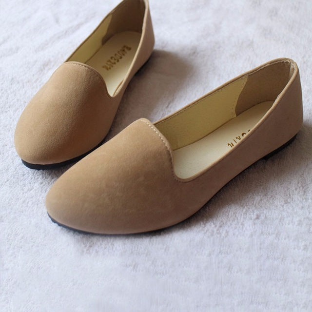 Ladies Flat Ballet Casual Shoe / Loafers