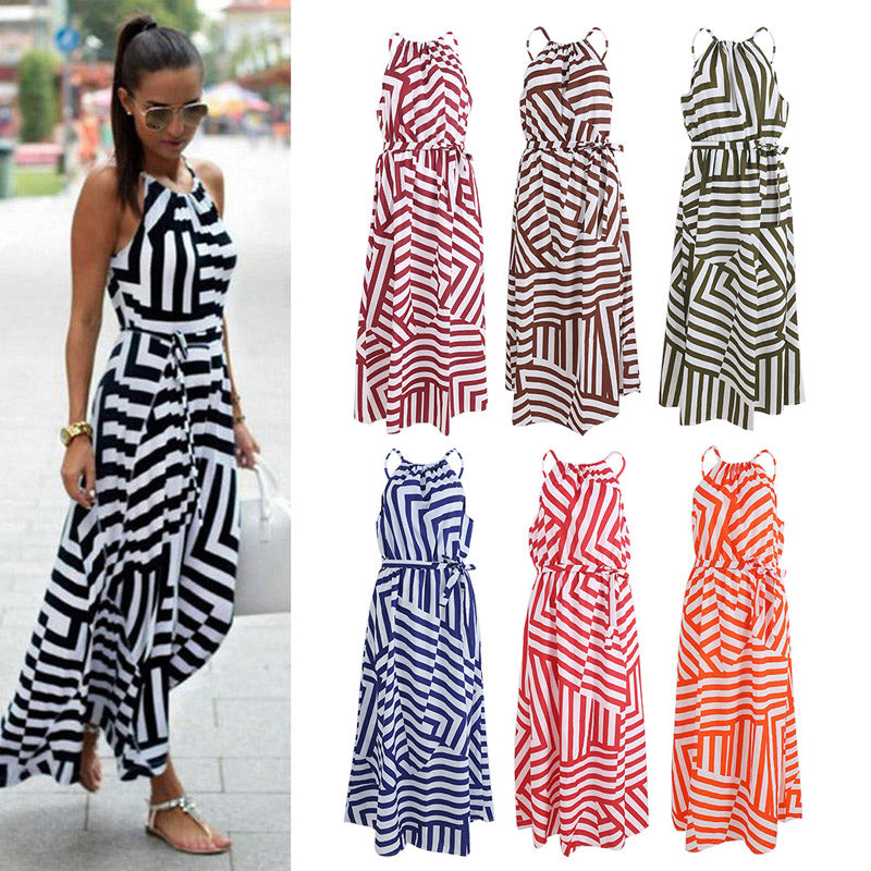 Sexy Summer Boho Maxi Sundress