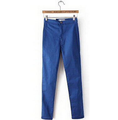 Women's High waist Pencil elastic legging Jeans