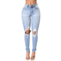 Destroyed Ripped Distressed Jeans
