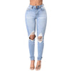 Destroyed Ripped Distressed Jeans