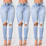 Destroyed Ripped Distressed Jeans