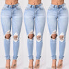 Destroyed Ripped Distressed Jeans