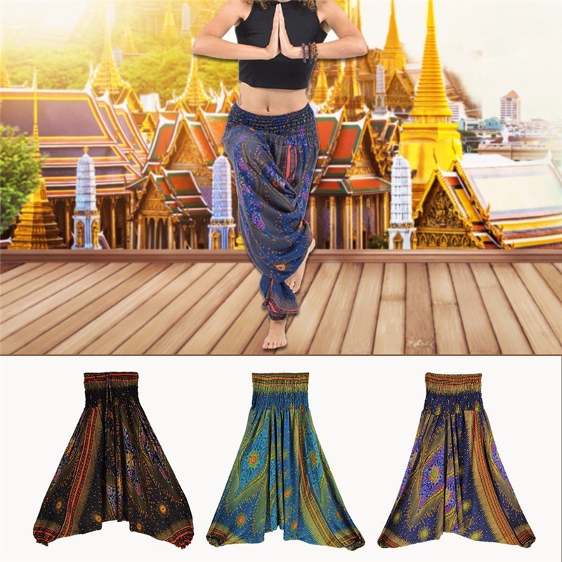 Baggy Boho Gypsy Harem Yoga  Pants