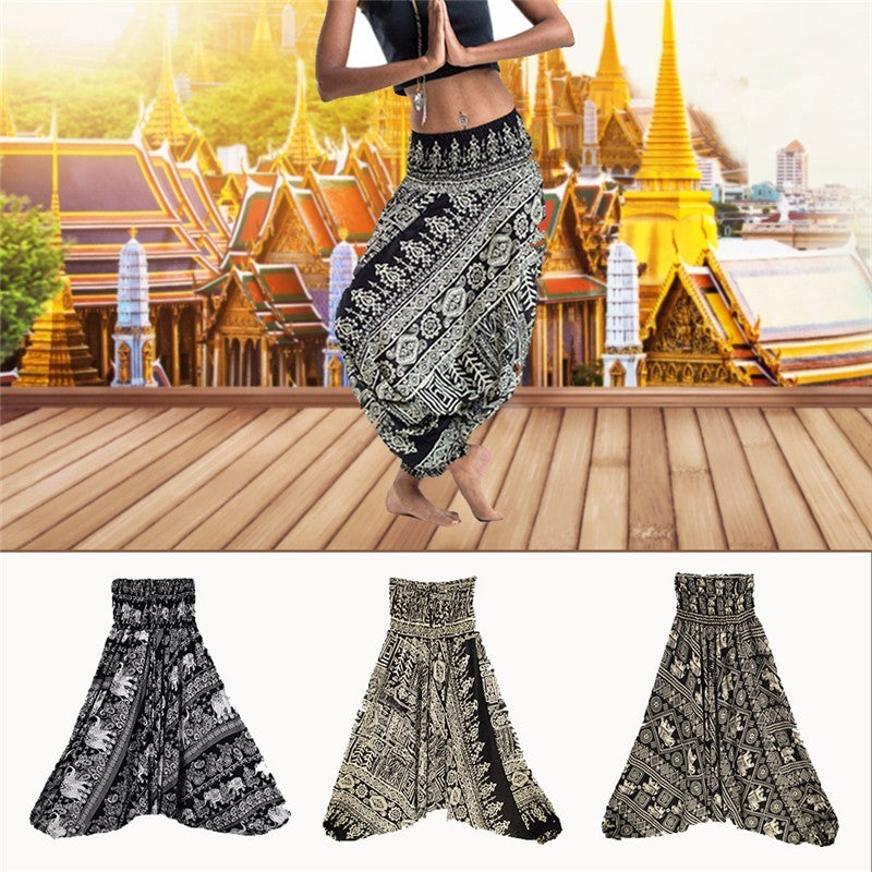 Baggy Boho Gypsy Harem Yoga  Pants