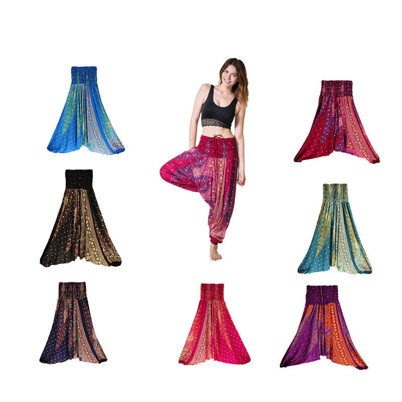 Baggy Boho Gypsy Harem Yoga  Pants