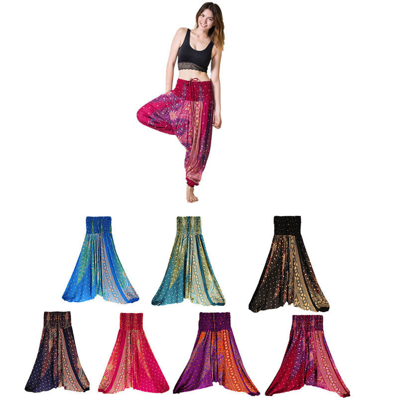 Baggy Boho Gypsy Harem Yoga  Pants