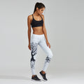 Fitness Sport wear Flower Leggings